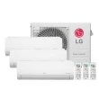 Ar Condicionado Multi Split Tri Split Inverter LG 24000 BTUs 2X9000+1X12000 Quente e Frio 220V A3UW24GFA3.AWGZBR1