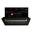 FORNO A GAS DE EMBUTIR FISCHER INFINITY PRETO 50L 127V COM GRILL (31000-79710)